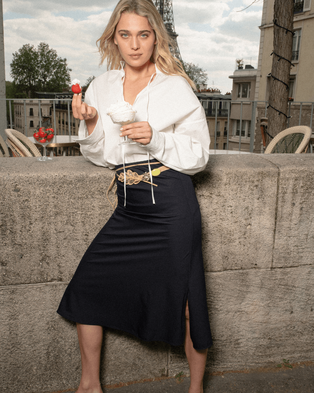 Jupe Romy - Noir - JAYNE - Anti - UV - certifié UPF 50+ - fabriqué en France